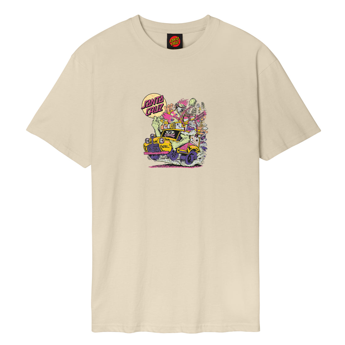 Santa Cruz Johnson beast wagon t-shirt Blond wood