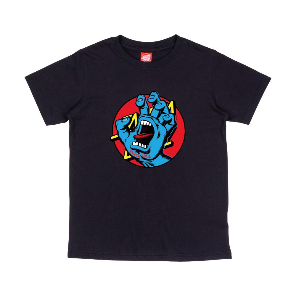 Santa Cruz Youth hand dot front t-shirt