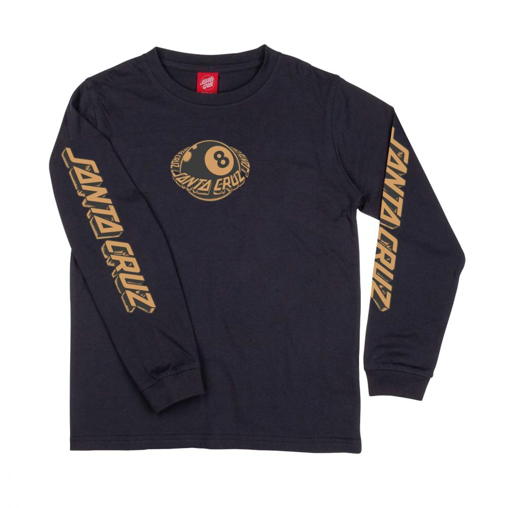 Santa Cruz Youth Winkowski Eighth Planet ls tee-Black