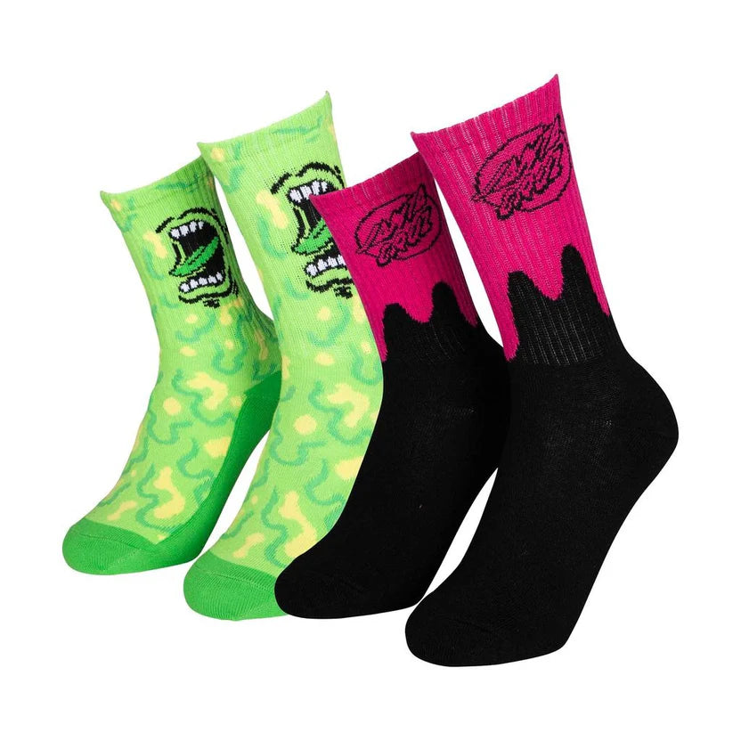 Santa Cruz Youth slime sock (2 pack)
