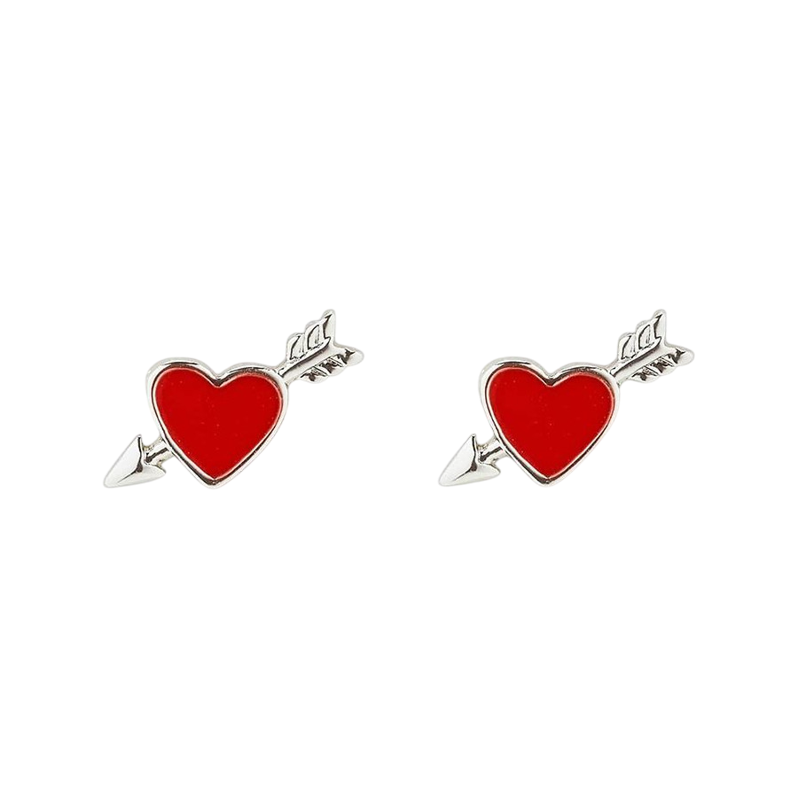 Pura Vida Lovestruck Studs - Silver