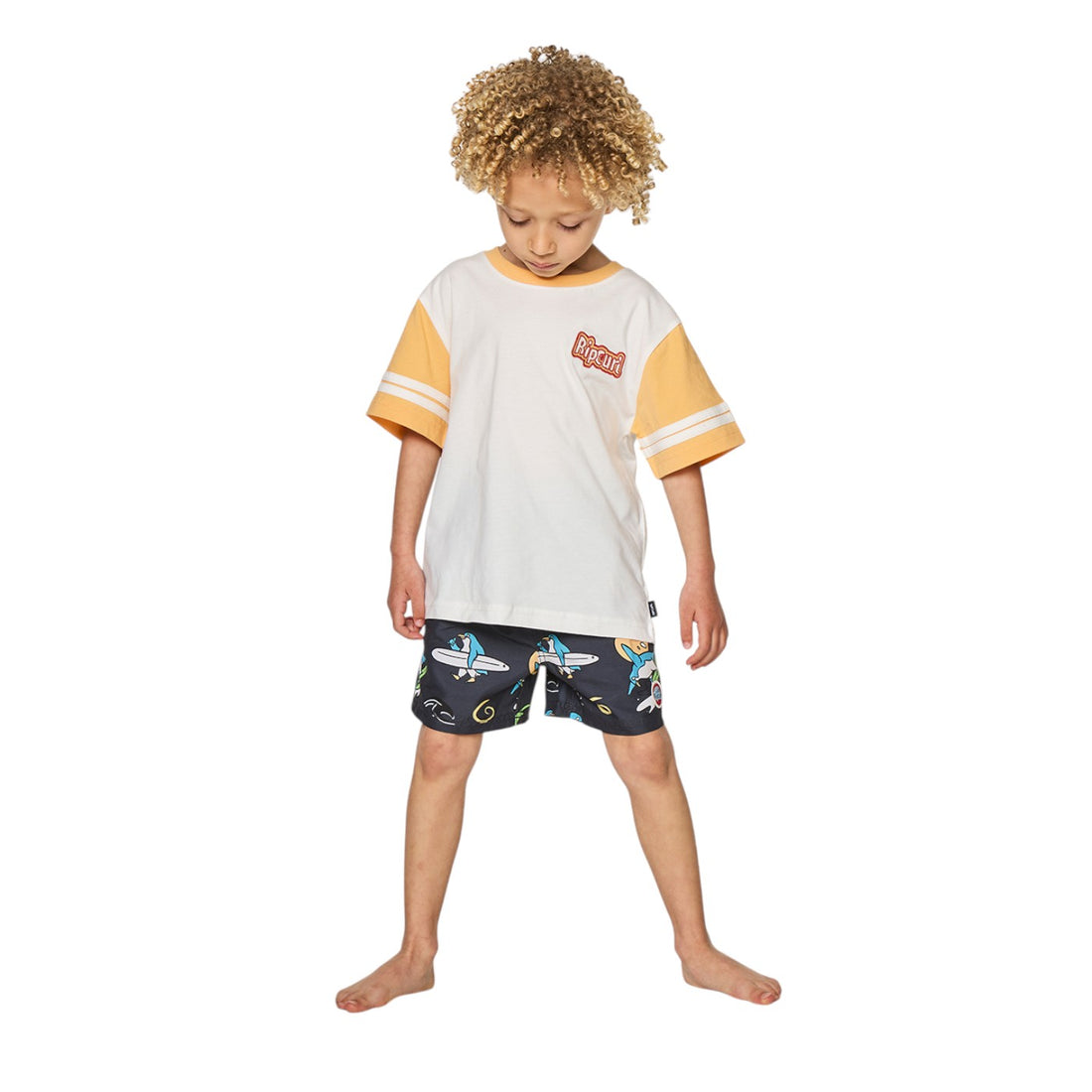 Rip Curl Paddle out logo tee-boy