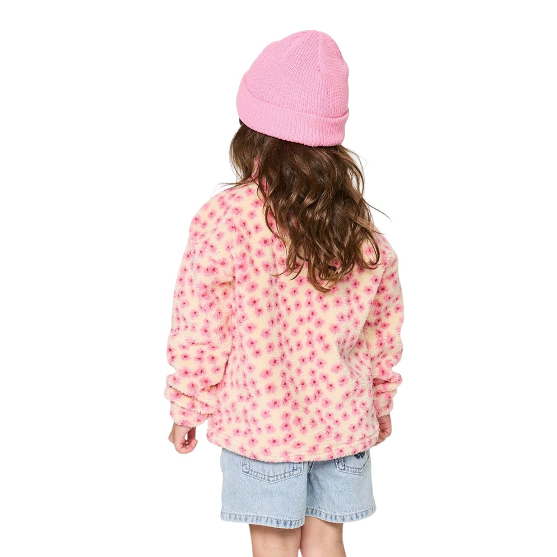 Rip Curl Party wave polar fleece - girl-Peach