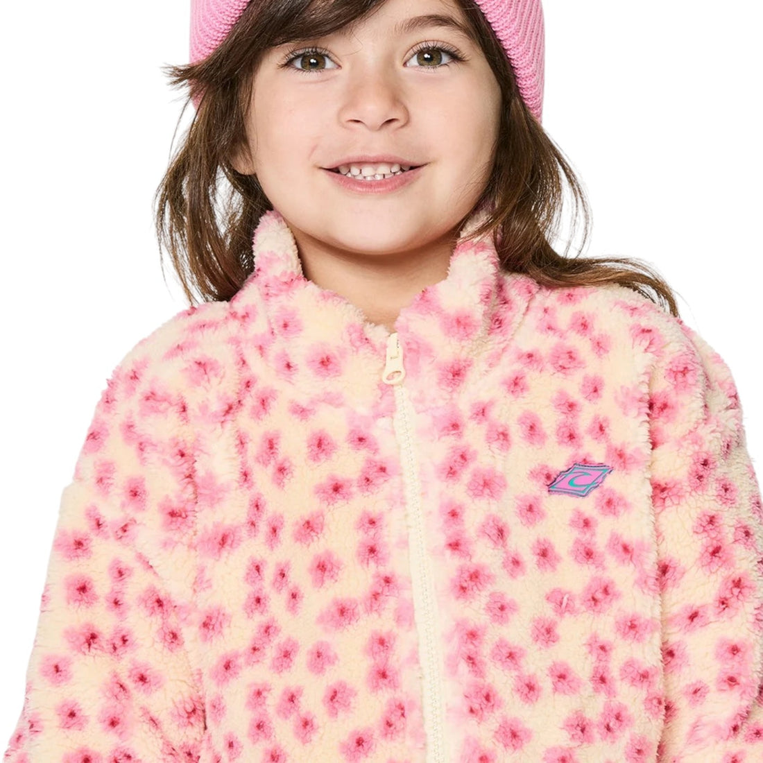 Rip Curl Party wave polar fleece - girl-Peach