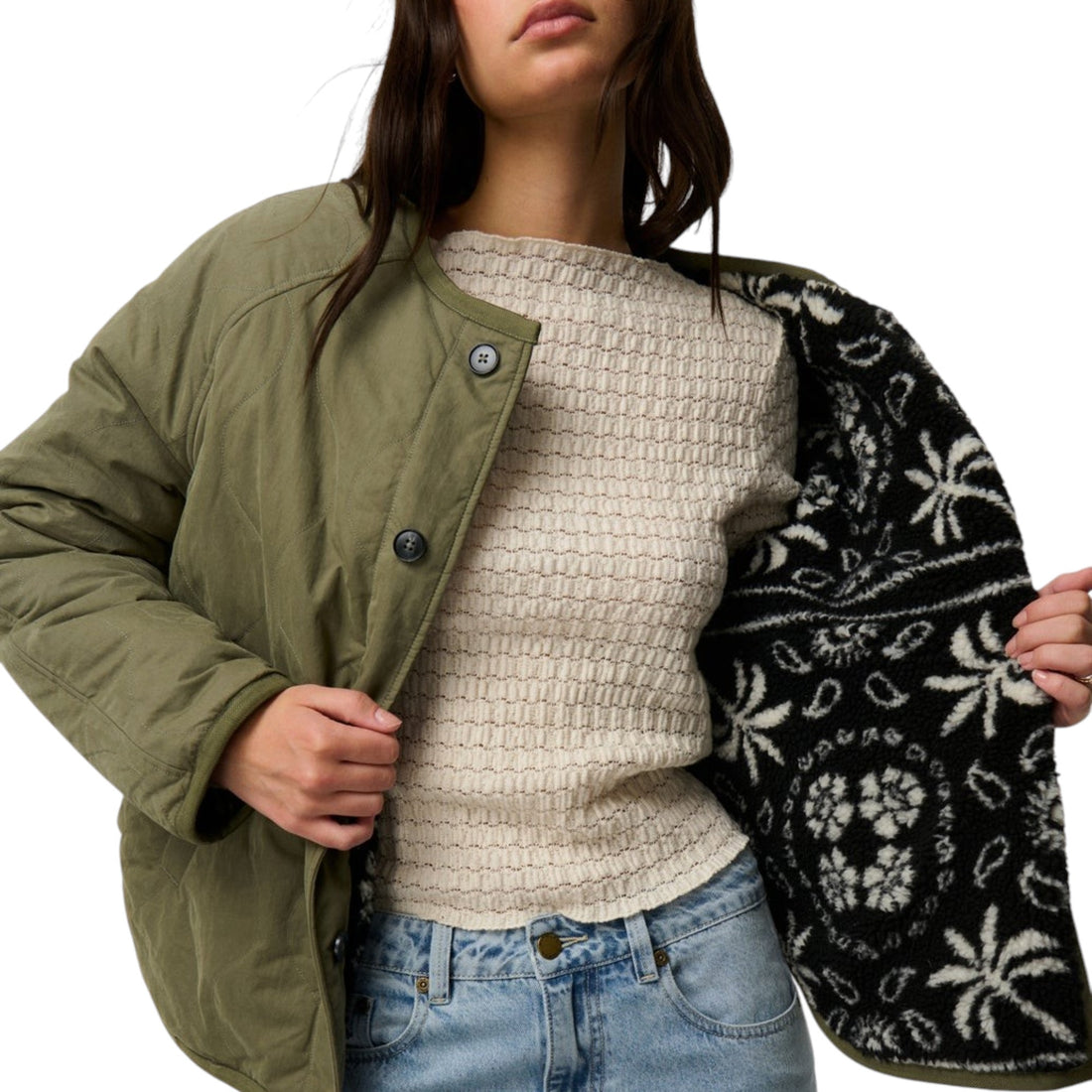 Rip Curl Bossa Nova Revo Jacket Military Green
