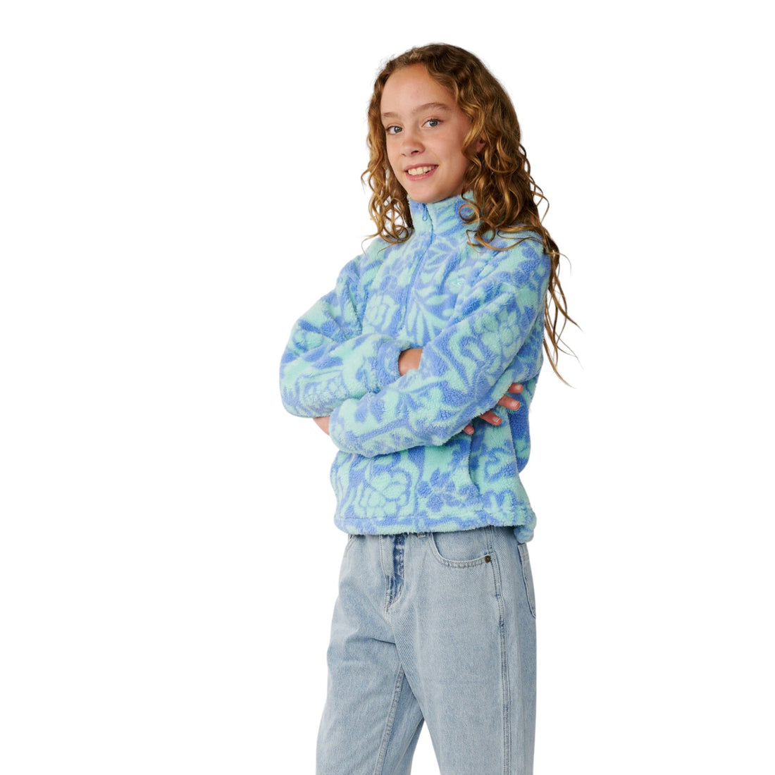 Rip Curl Pacific dreams 1/4 zip - girl