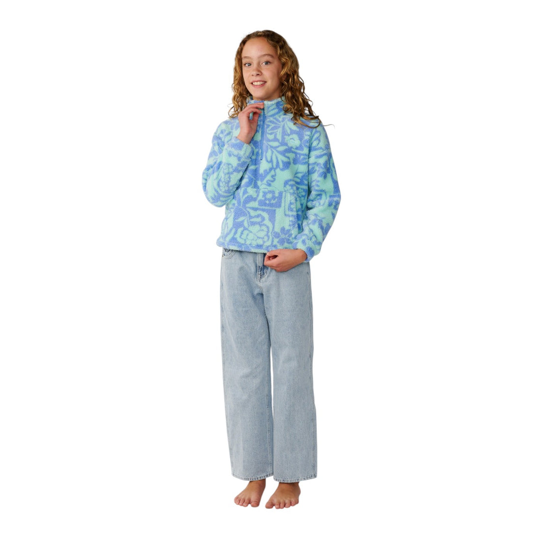 Rip Curl Pacific dreams 1/4 zip - girl