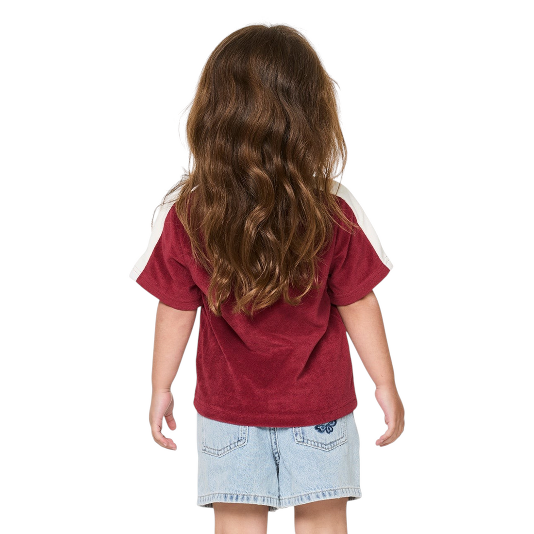Rip Curl Road Trip Terry Tee Girl - Plum - vue 2