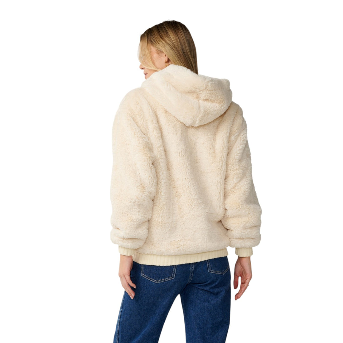 RIp Curl Bossa nova fluffy polar fleece-Bone