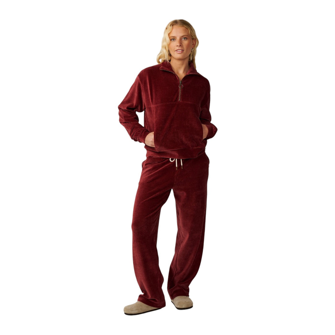 Rip Curl Cosy 3/4 zip-Dark Plume
