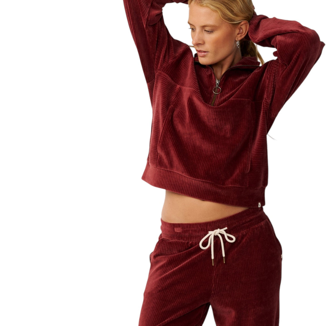 Rip Curl Cosy 3/4 zip-Dark Plume