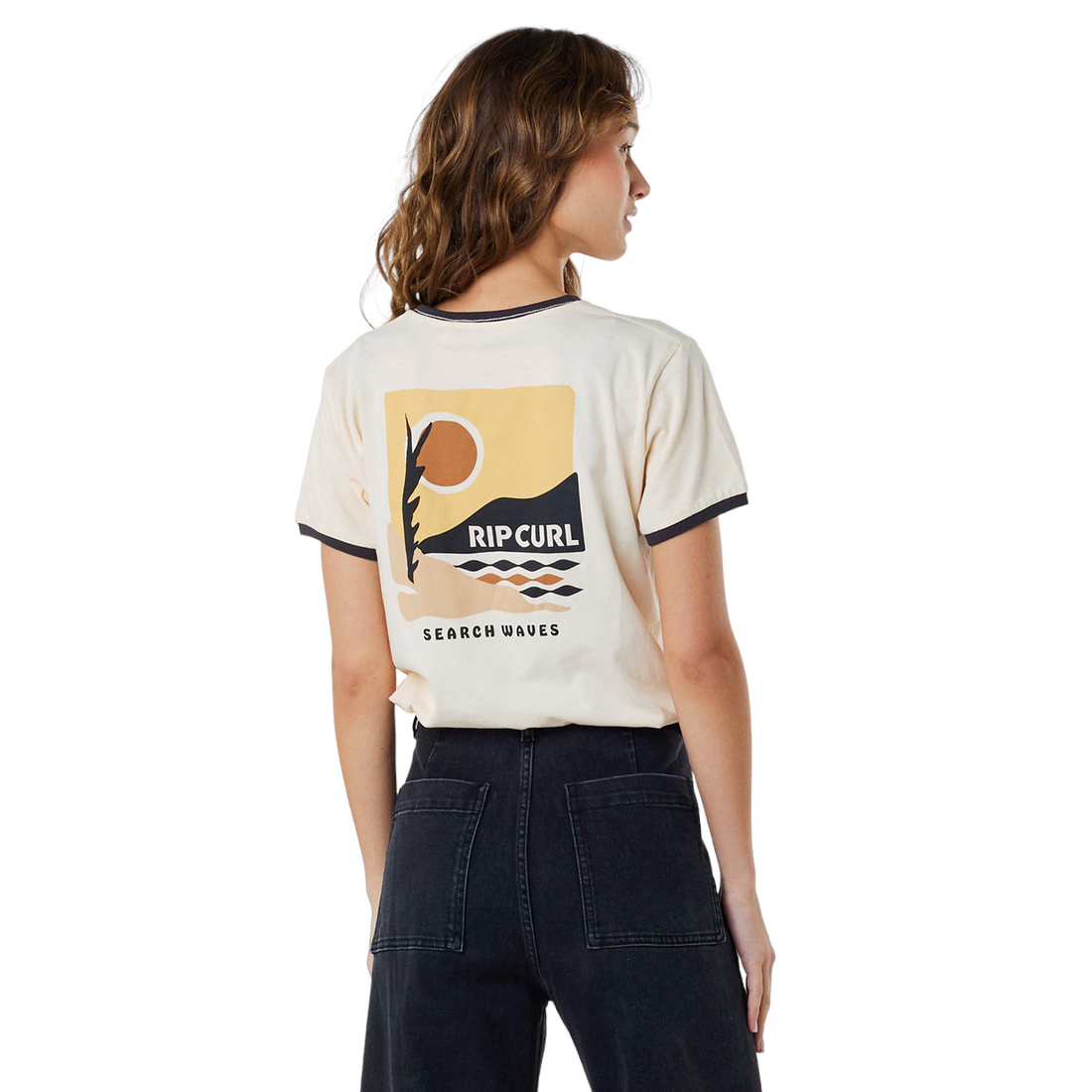Rip Curl Color Block Ringer Tee