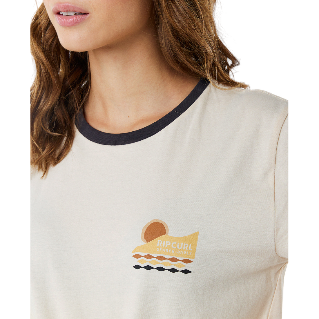 Rip Curl Color Block Ringer Tee