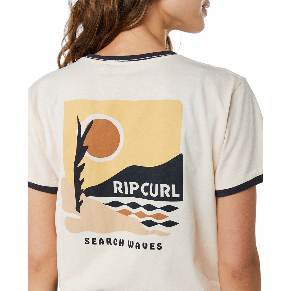 Rip Curl Color Block Ringer Tee