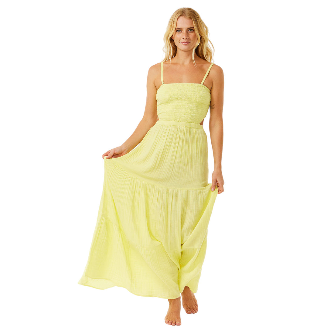 Rip Curl Premium Surf Maxi Dress Bright Yellow