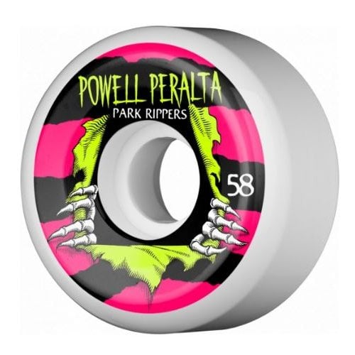 Powell Peralta Park Ripper 2 white 58mm