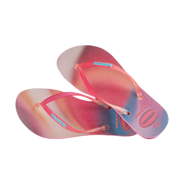 Havaianas Slim Metallic Rainbow - Pink Lemonade