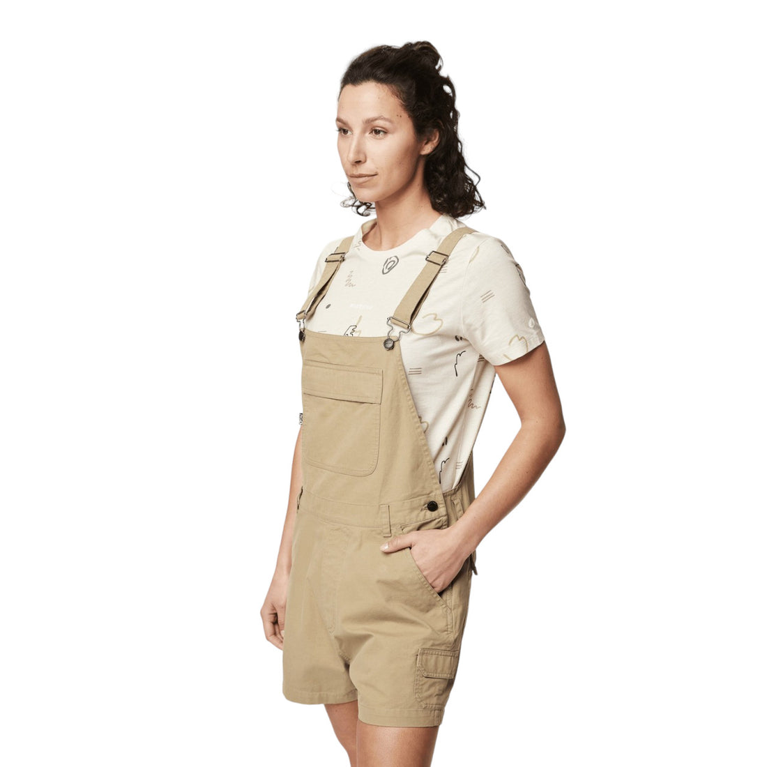 Picture Organic Clothing Baylee Overalls Dark Stone