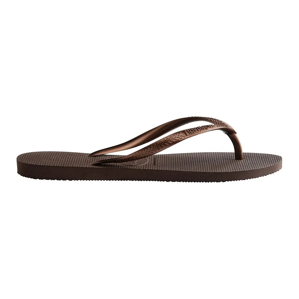 Havaianas Slim FC - Brown/Metal Acoused