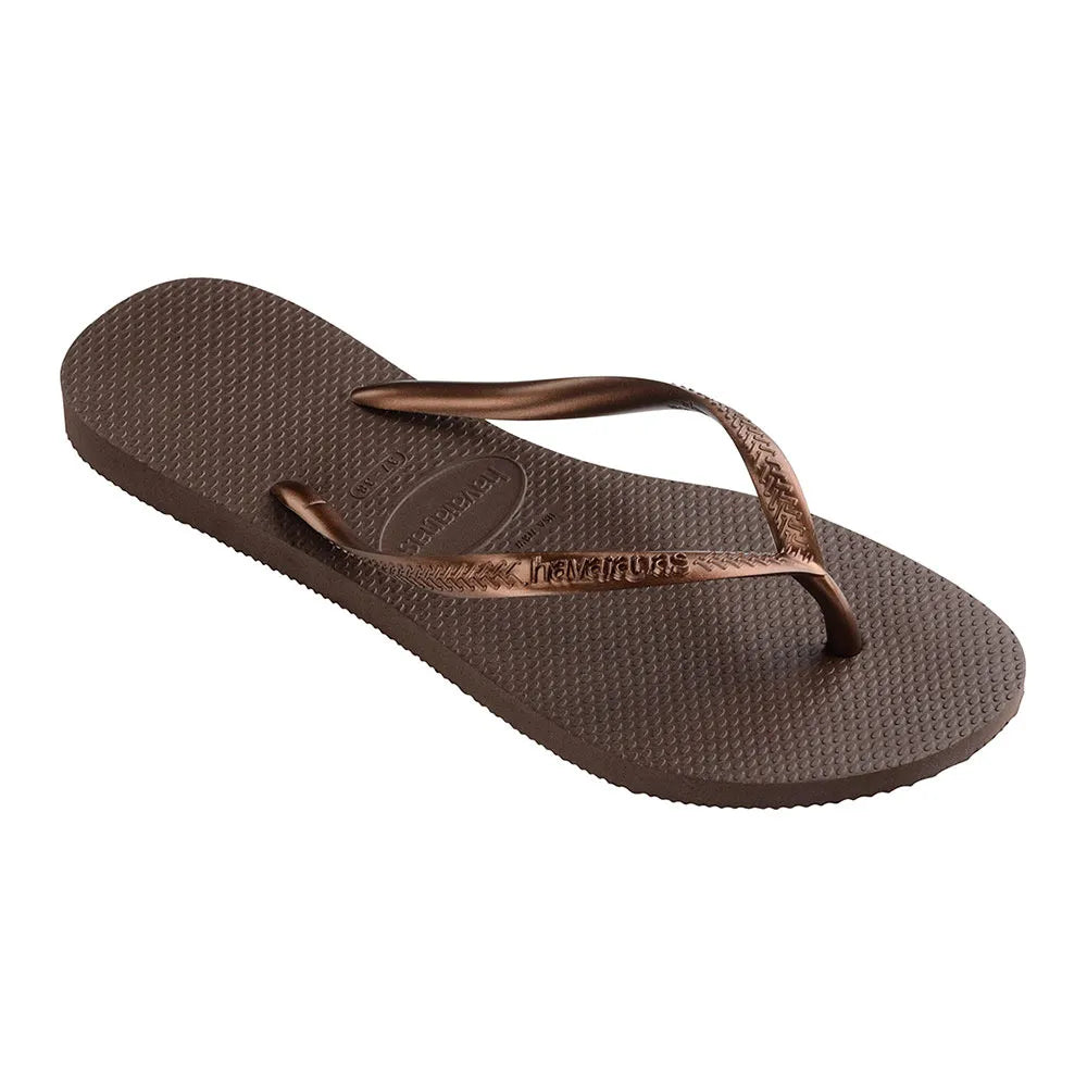 Havaianas Slim FC - Brown/Metal Acoused