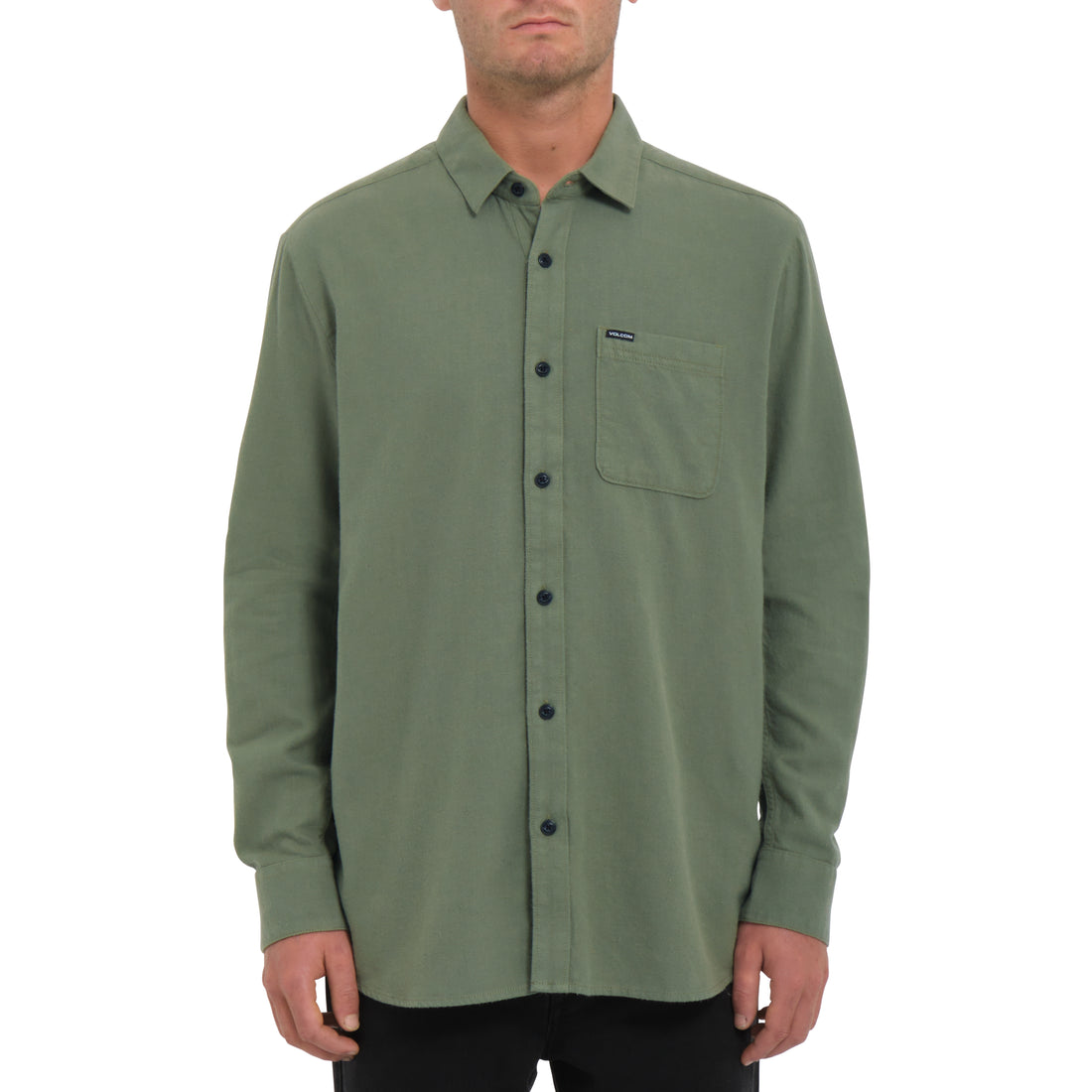 Volcom Caden Solid LS Agave
