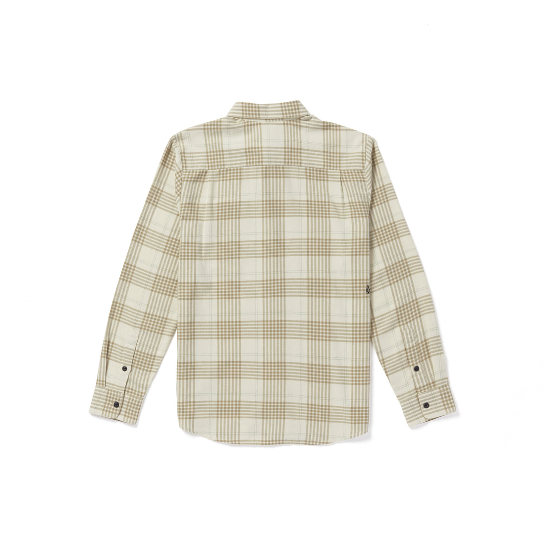 Volcom Caden Plaid LS Dirty White