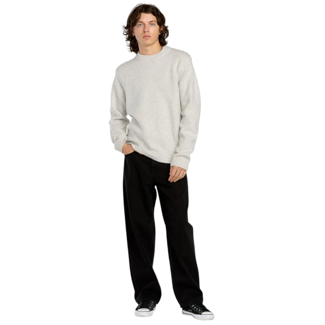 Volcom Edmonder II Sweater-Dirty White