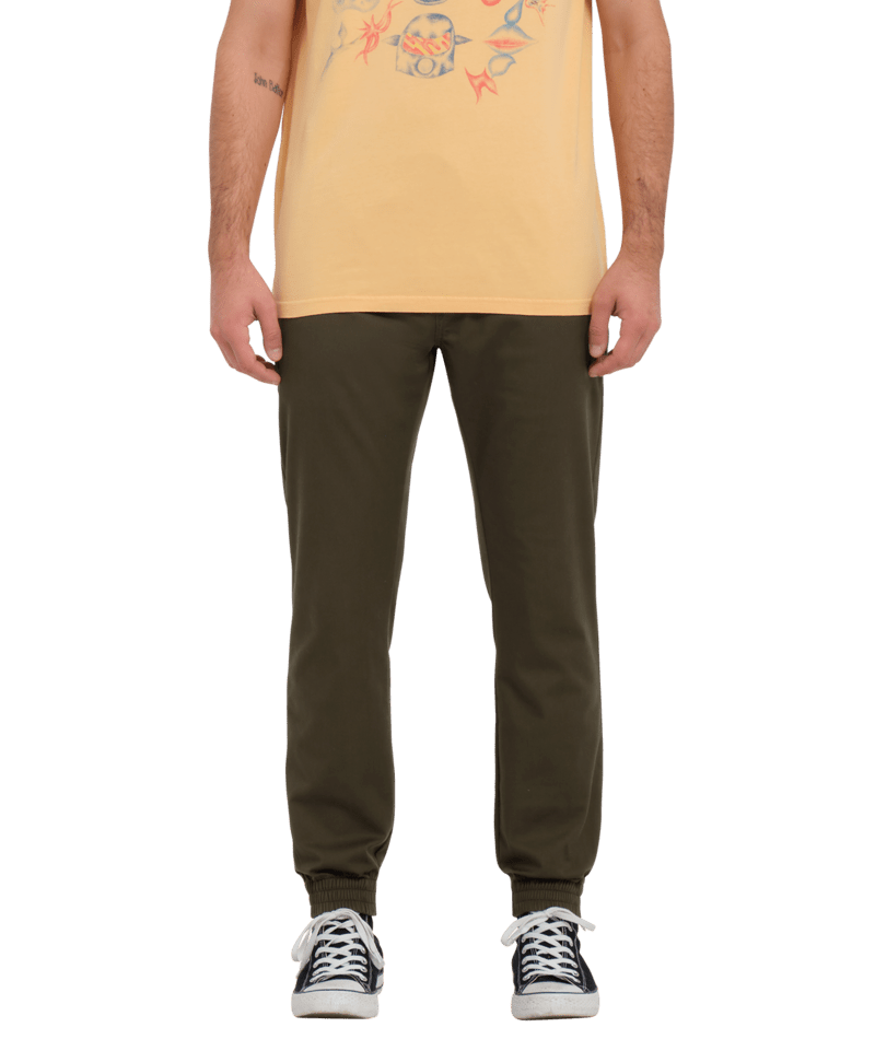 Volcom Frickin Slim Jogger Squadron Green