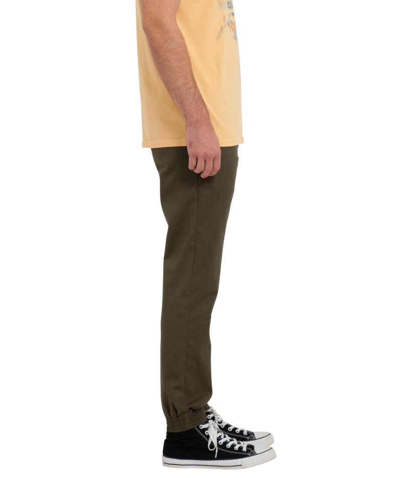 Volcom Frickin Slim Jogger Squadron Green