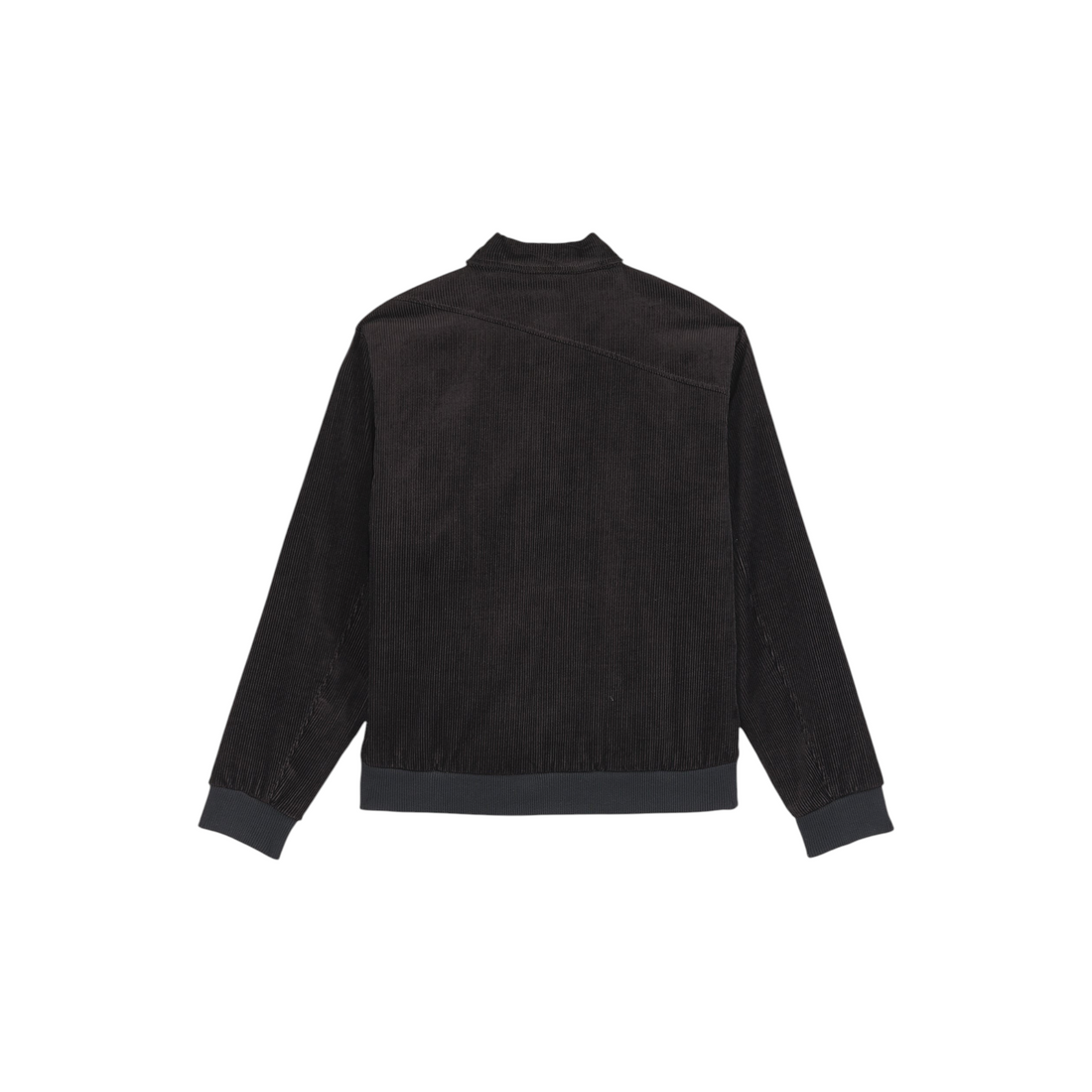 Veste Born2ride Volcom Kurtis noire en coton côtelé avec finitions élastiques, vue de dos