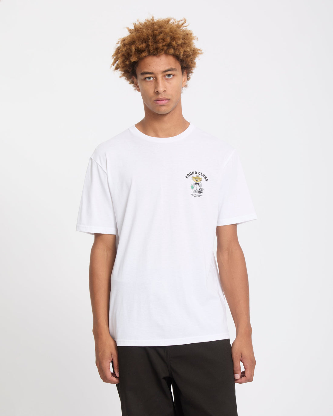 Volcom Corpo Class Bsc Sst - White - vue 1