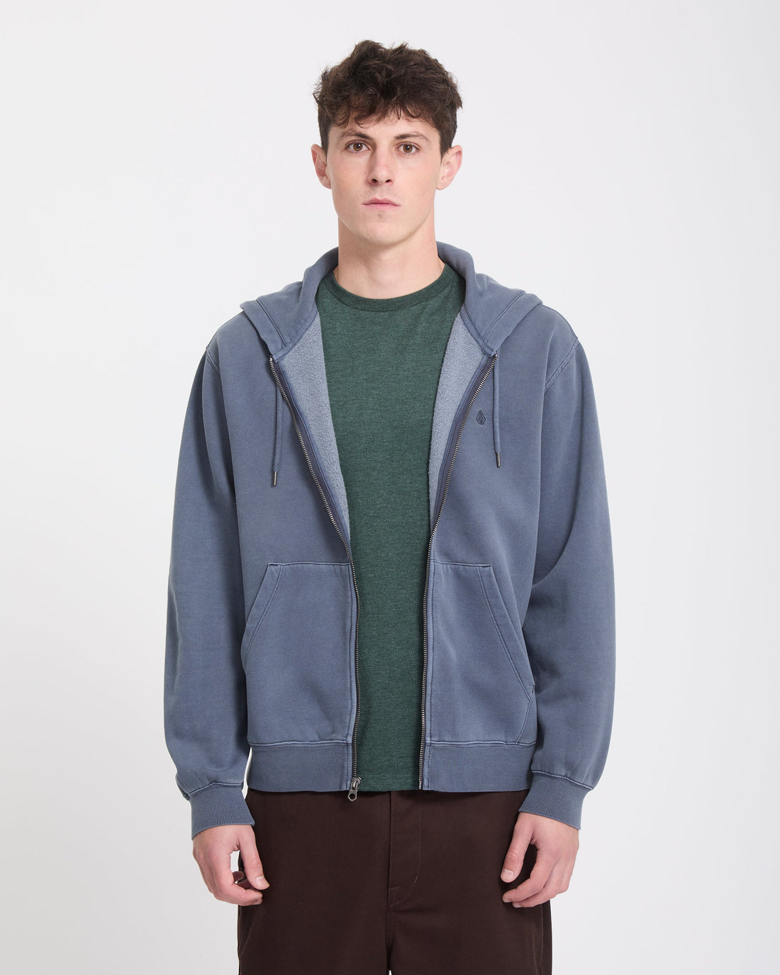 Volcom Single Stone Pw Zip - Storm Blue - vue 1