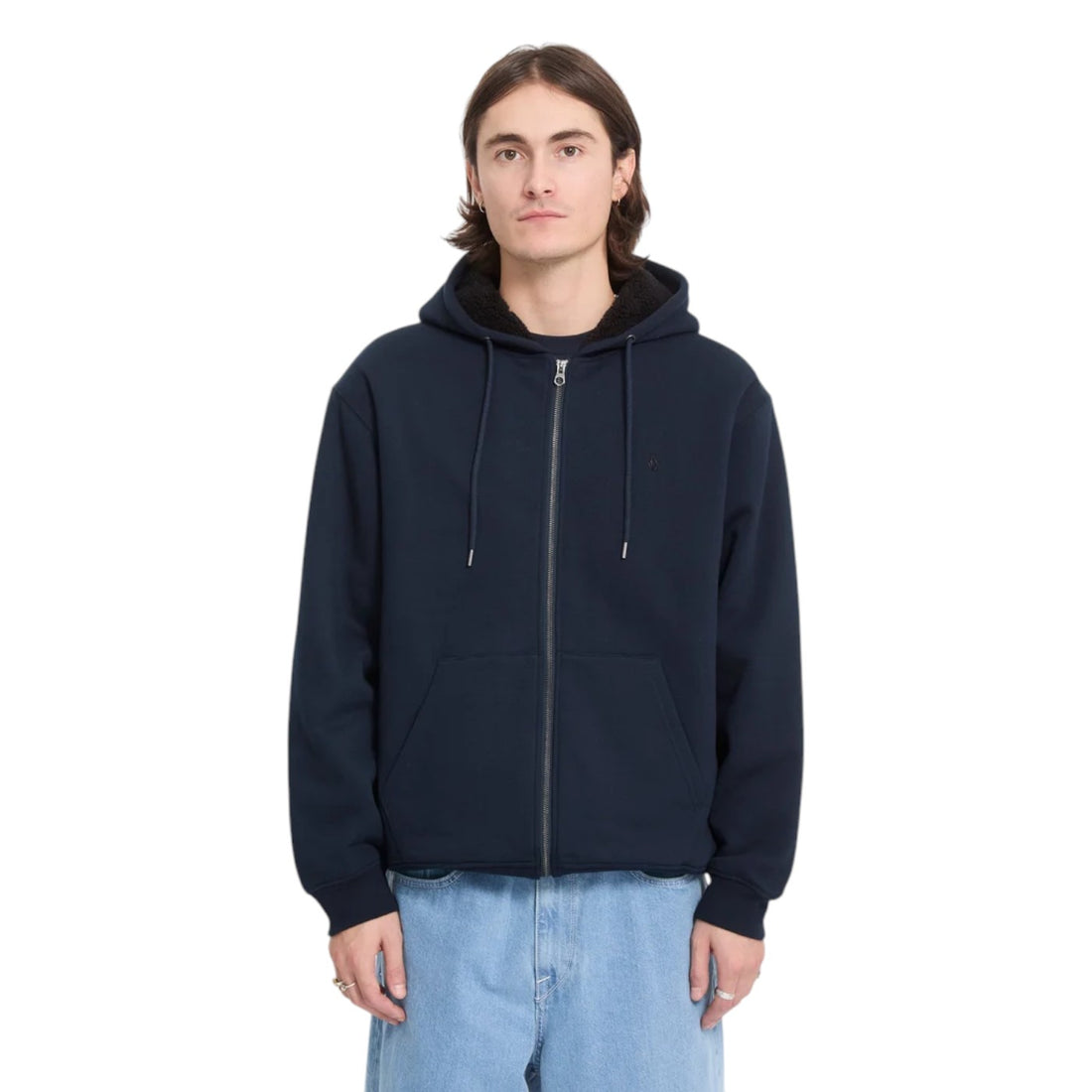 Volcom Single stone lined zip-Marine