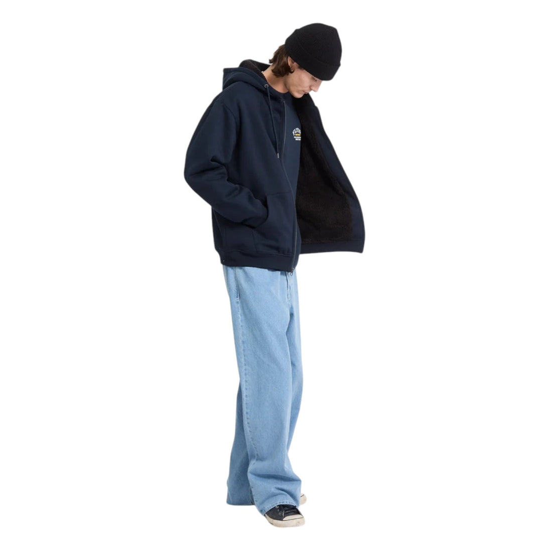 Volcom Single stone lined zip-Marine