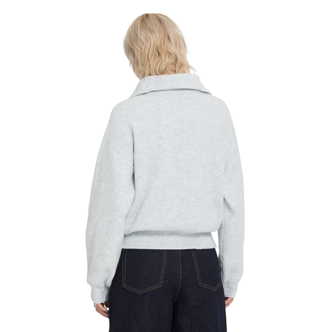 Volcom Voltrane Sweater - Bone Heather - vue 2