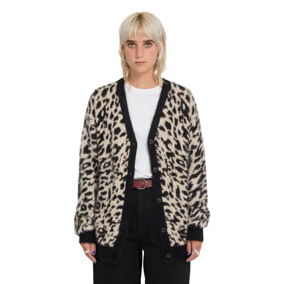 Volcom Tigardi Cardigan - Animal Print - vue 3