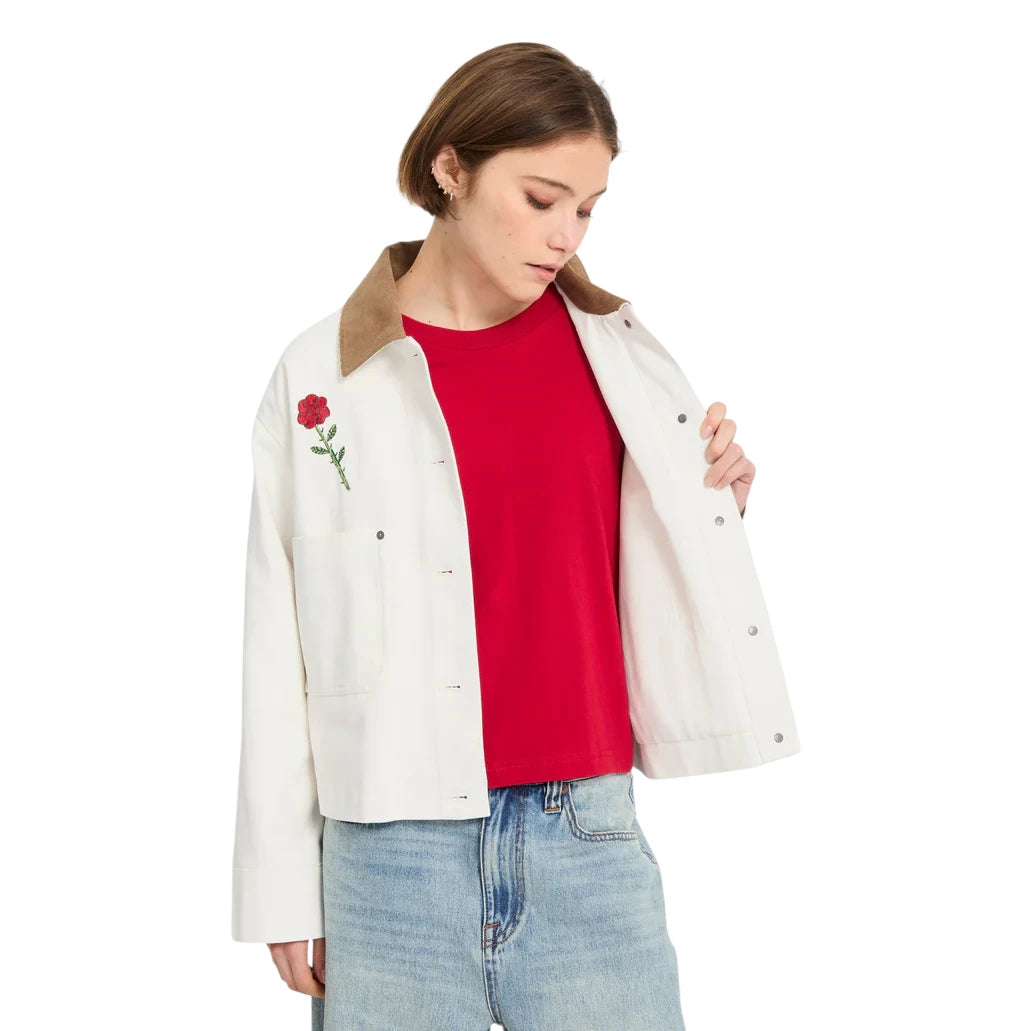 Volcom Fa Mickey Mason Jacket - Off White