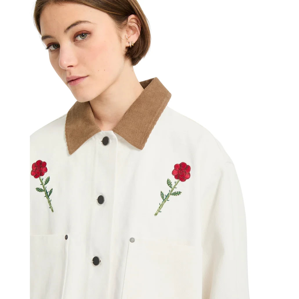 Volcom Fa Mickey Mason Jacket - Off White