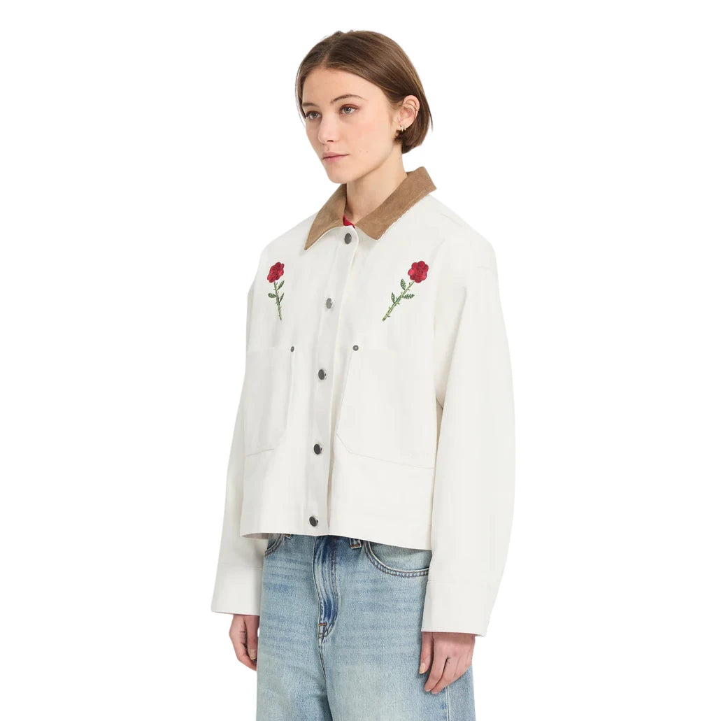 Volcom Fa Mickey Mason Jacket - Off White