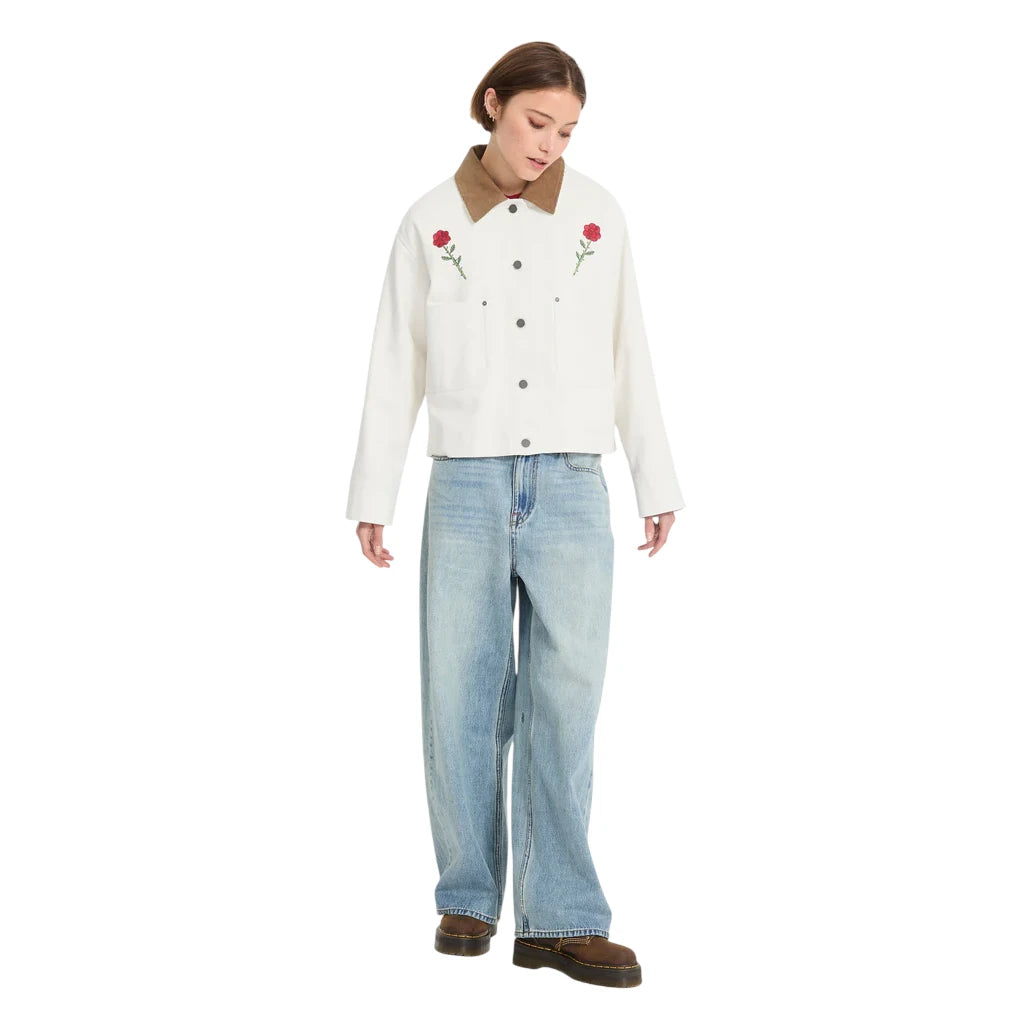 Volcom Fa Mickey Mason Jacket - Off White