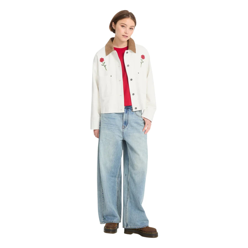 Volcom Fa Mickey Mason Jacket - Off White