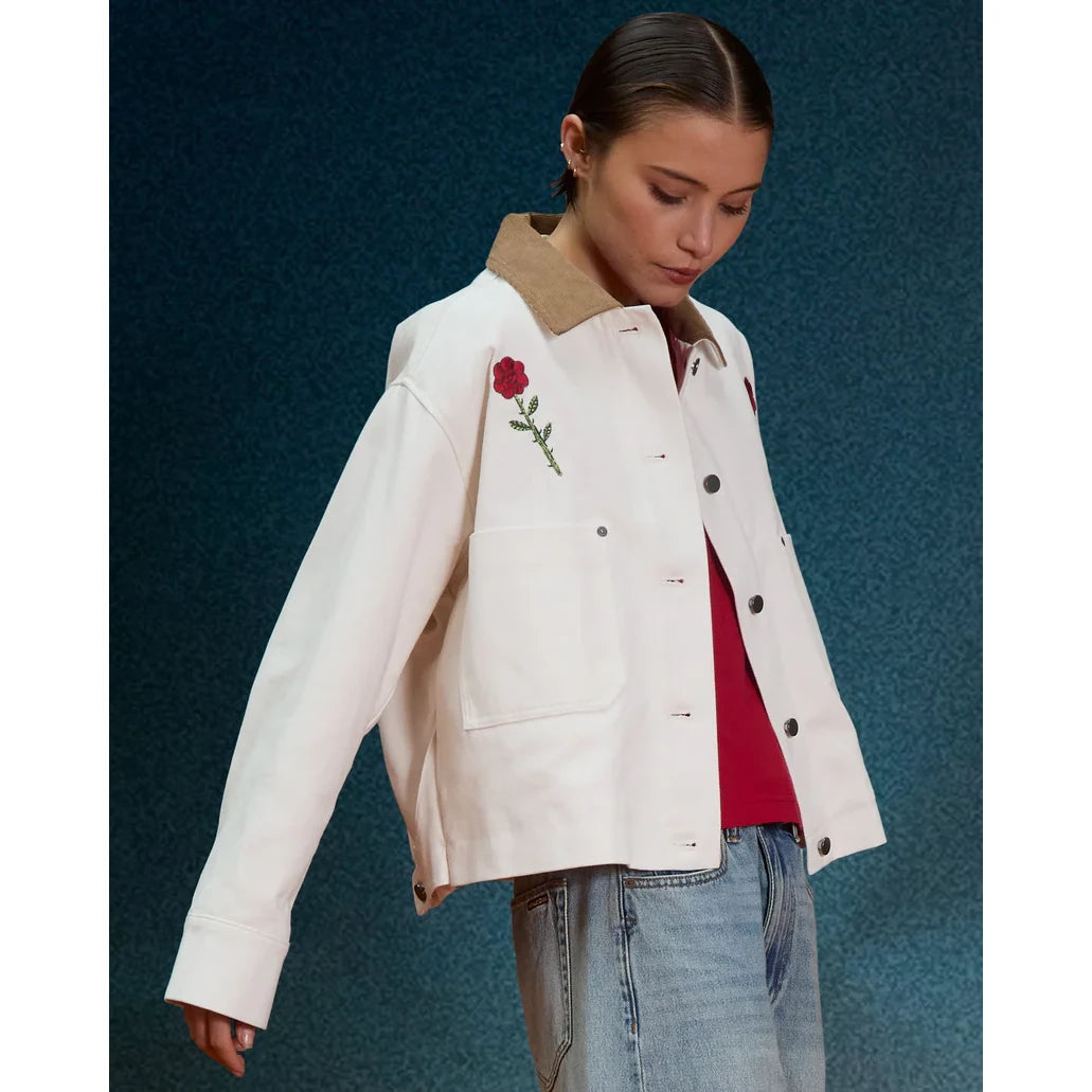 Volcom Fa Mickey Mason Jacket - Off White
