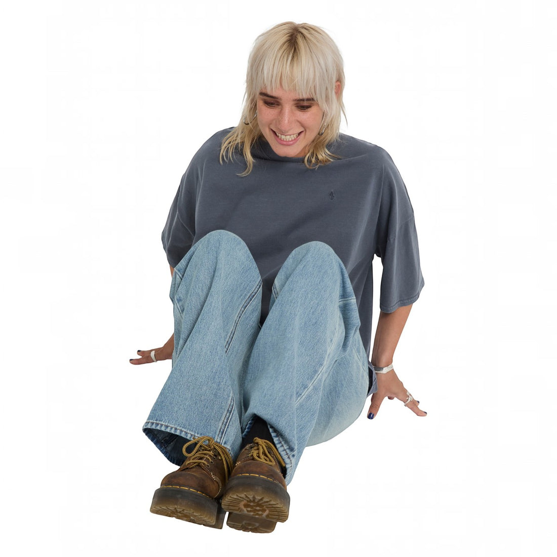 Volcom Sto'n tee-Storm Blue