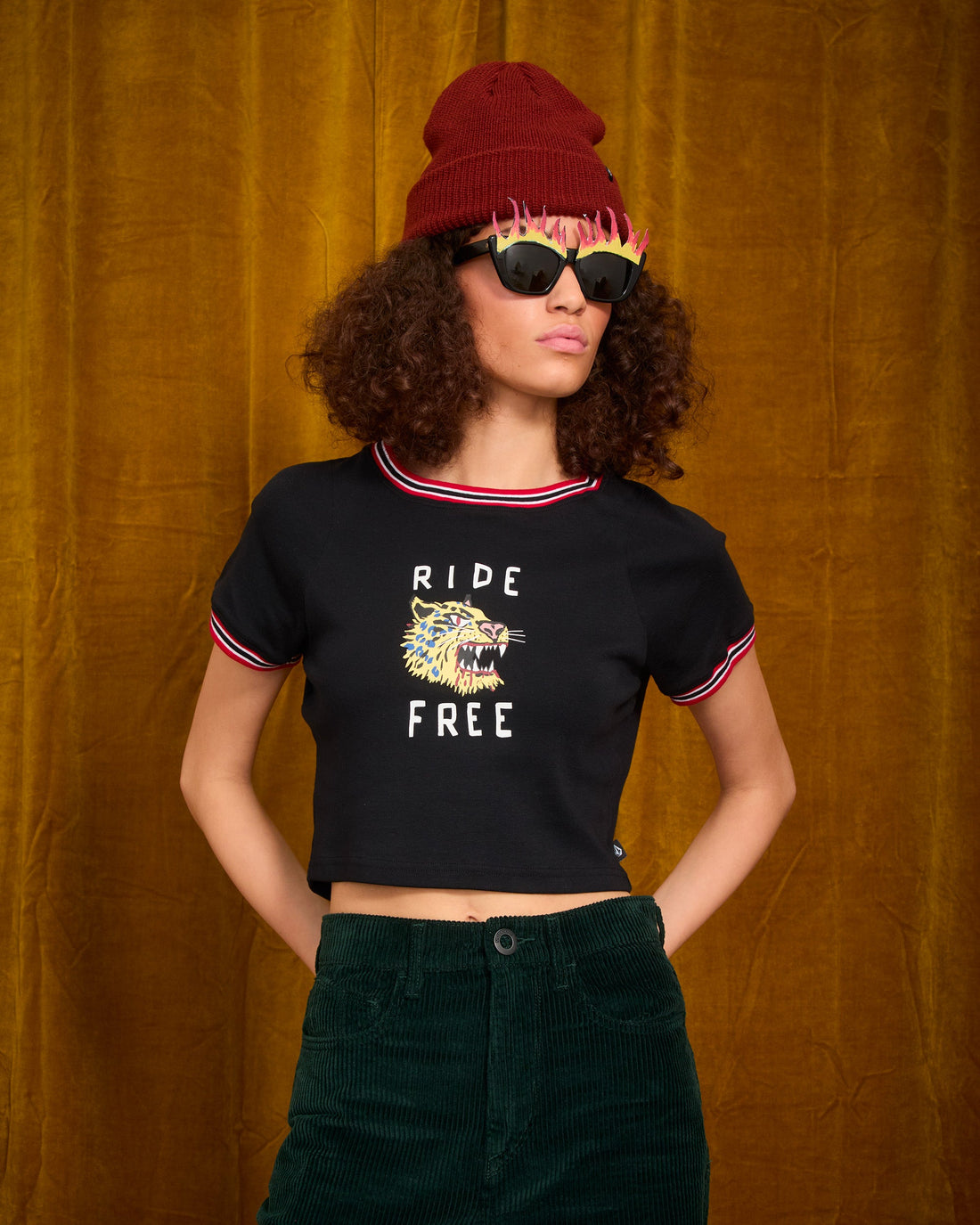Volcom FA Ozzy SS Tee 1 - T-shirt noir femme