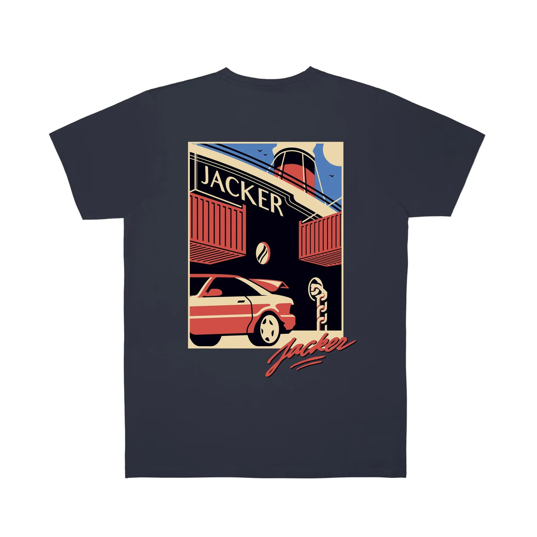 Jacker Black Trade T-Shirt - Blue