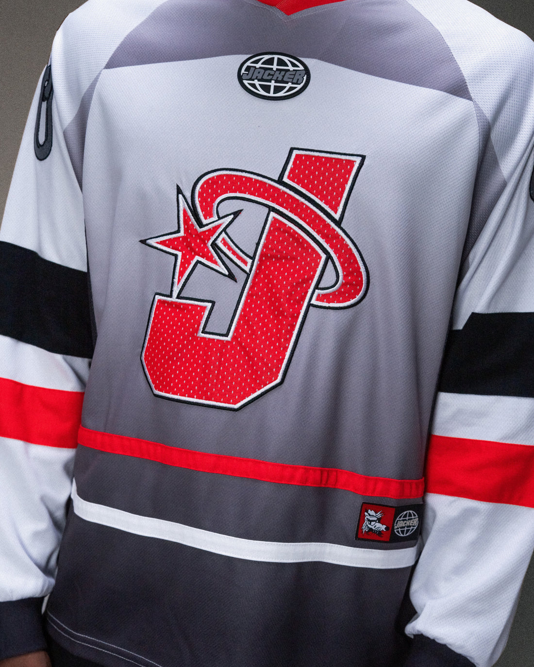 Maillot de hockey Born2ride Jacker B.P J-Star multicolore en polyester avec logo graphique et coupe oversize