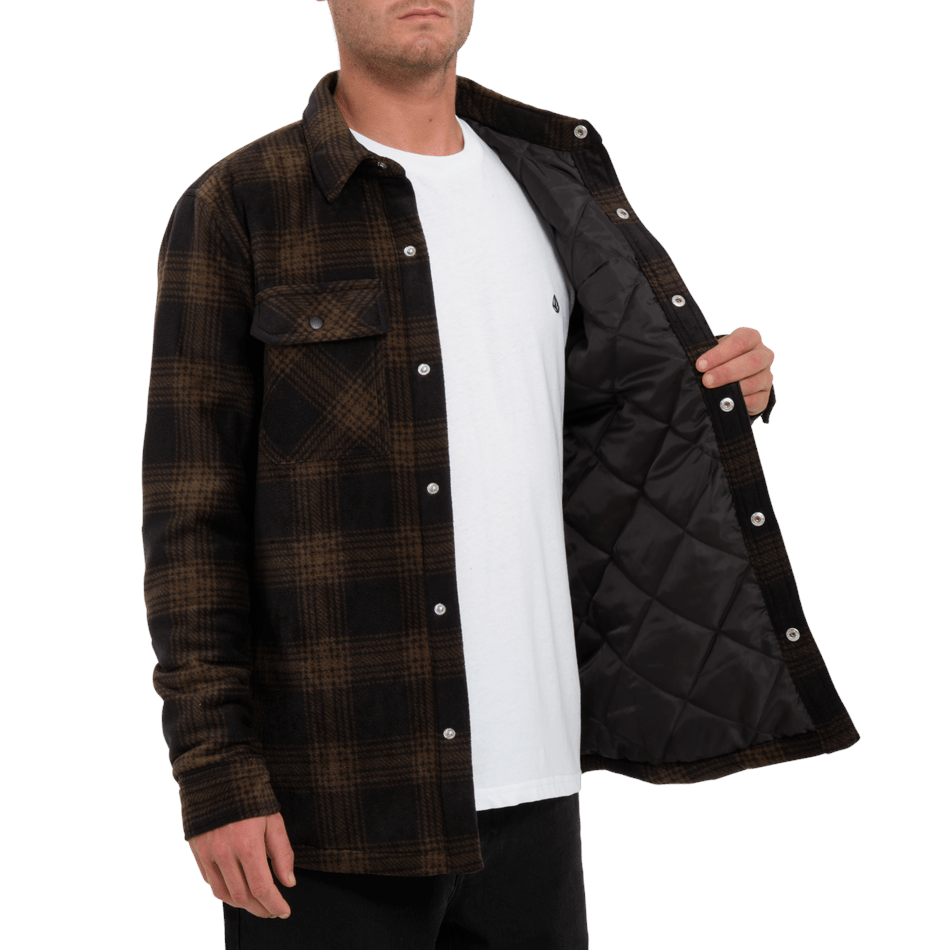 Volcom Bowered Fleece LS Bison