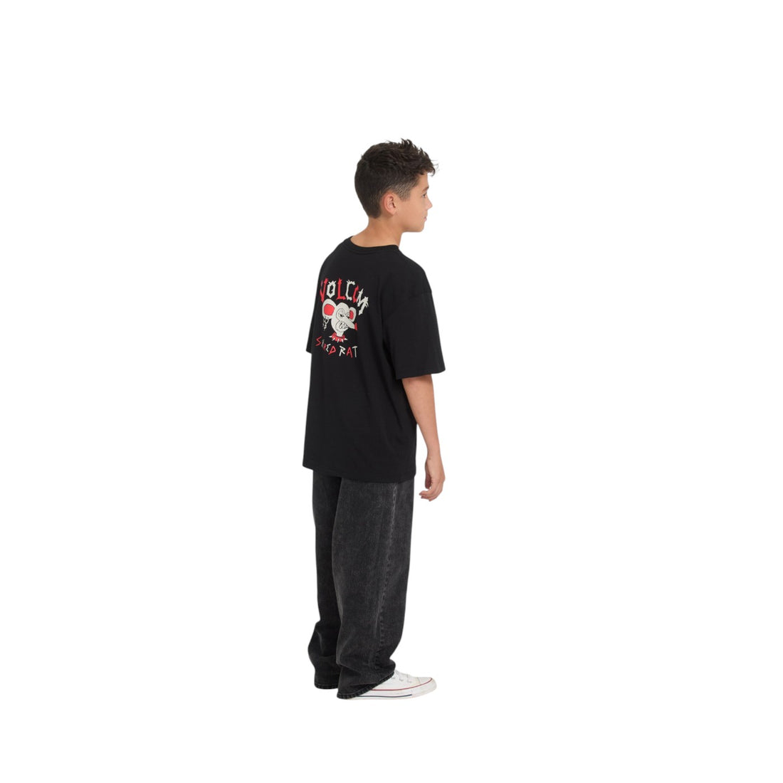 Volcom Fa Ozzy 2 sst youth-Black