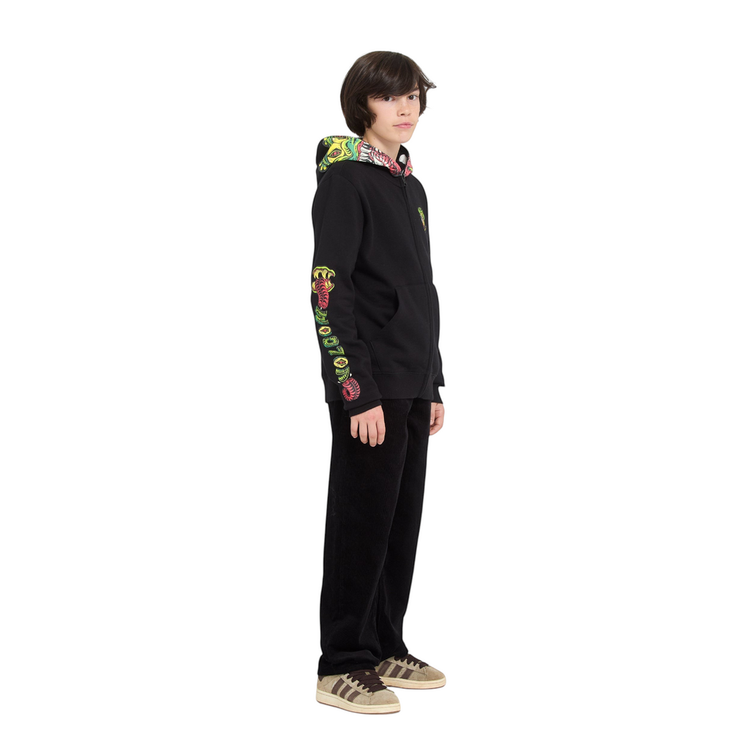 Volcom Snaky Full Zip Youth Black