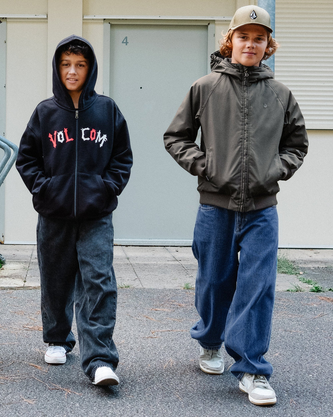 Volcom FA Ozzy Fleece Zip Youth - vue profil